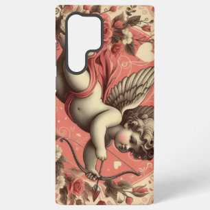 Coque Samsung Galaxy Classic/Vintage/Retro Saint-Valentin cupide