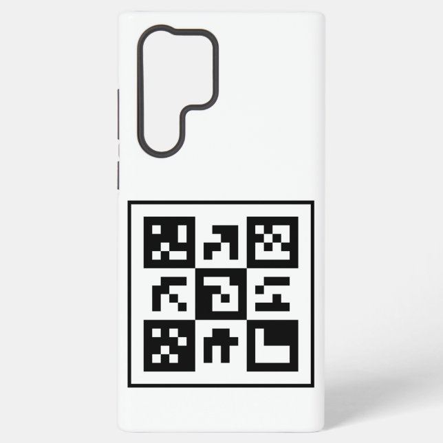 Coque Samsung Galaxy code qr (Verso)