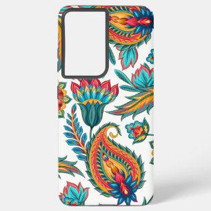 Coque Samsung Galaxy Coloré Ethnique Vintage Floral Paisley