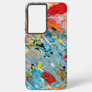 Coque Samsung Galaxy Colorful Abstrait samsung Galaxy 21 Téléphone Case