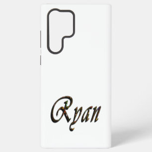 Coque Samsung Galaxy Conception colorée du nom Ryan,