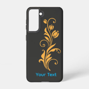 Coque Samsung Galaxy Conception de fleurs florales ornementales 