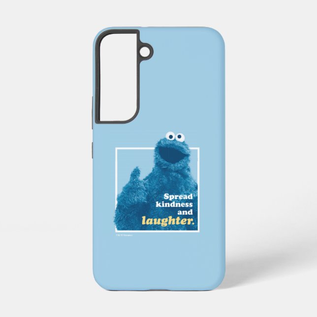 Coque Samsung Galaxy Cookie Monster | Propager la gentillesse et le rir (Verso)