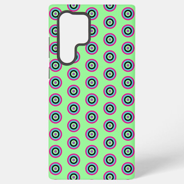 Coque Samsung Galaxy Coque circulaire géométrique en gras pour Galaxy S (Verso)