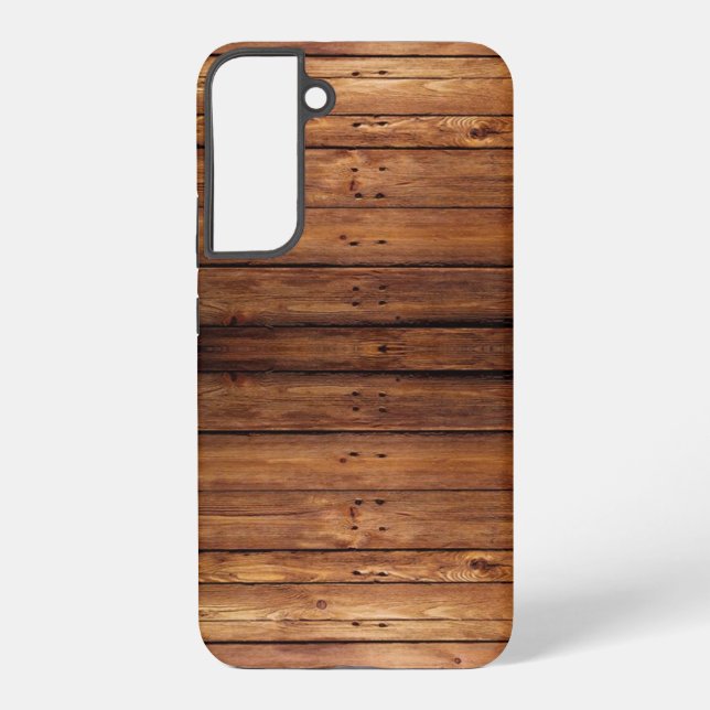 Coque Samsung Galaxy coque de galaxie Samsung en bois/ouest/rustique (Verso)