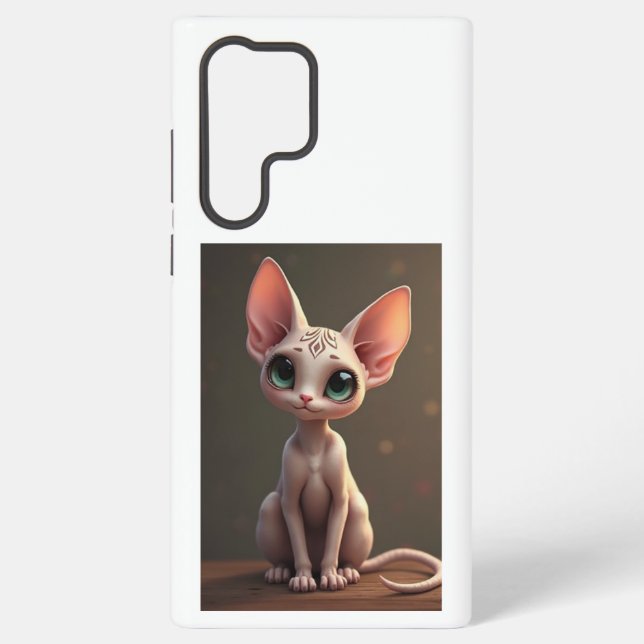 Coque Samsung Galaxy Coque d'image Samsung Galaxy S22 Ultra Cat (Verso)