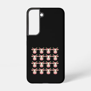 Coque Samsung Galaxy Coquette de Noël Vache des Highlands Occidentale N