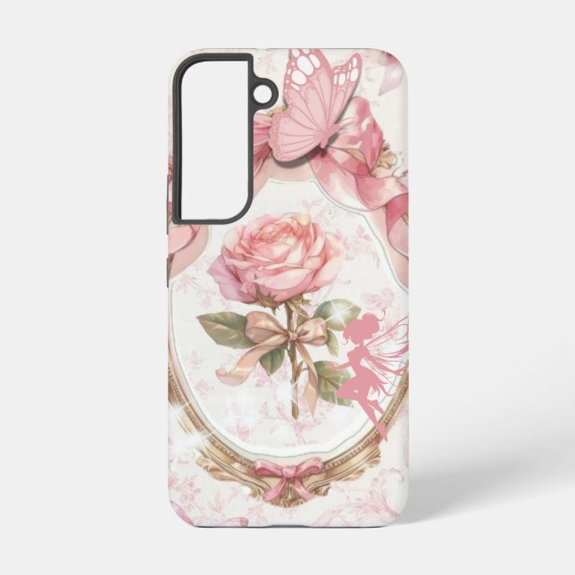 Coque Samsung Galaxy Coquette rose Coque - Design féminin Softcore (Verso)