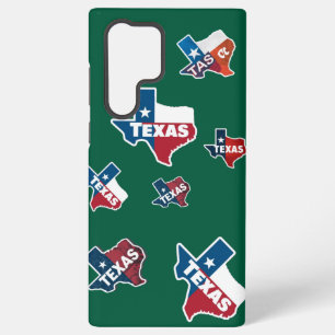 Coque Samsung Galaxy Couverture Samsung Carte du Texas – Une Main à Ten