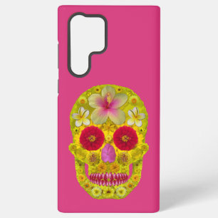 Coque Samsung Galaxy Crâne à fleurs 8