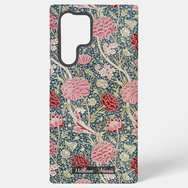 Coque Samsung Galaxy Cray Motif - fleurs&feuilles - WilliamMorris (Verso)