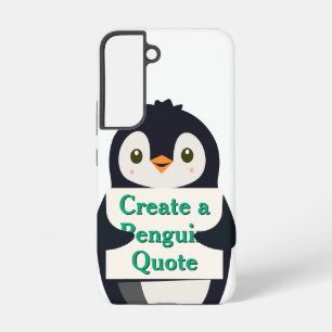 Coque Samsung Galaxy Créer une citation de pingouin