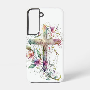 Coque Samsung Galaxy Croix Crucifix Christian Jesus Dieu Art Graphique