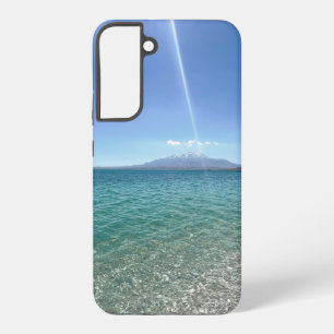 Coque Samsung Galaxy Crystal Water View Blue Sky Beach Vibe Paisible