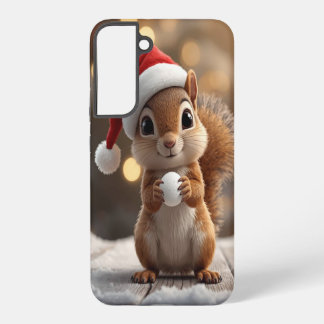 Coque Samsung Galaxy Cute Christmas Squirrel Galaxy S22 Plus Case