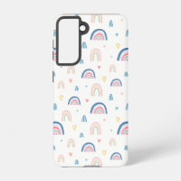 Cute Rainbows & Hearts Motif