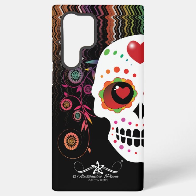 Coque Samsung Galaxy D.D.L.M. Calavera (Verso)