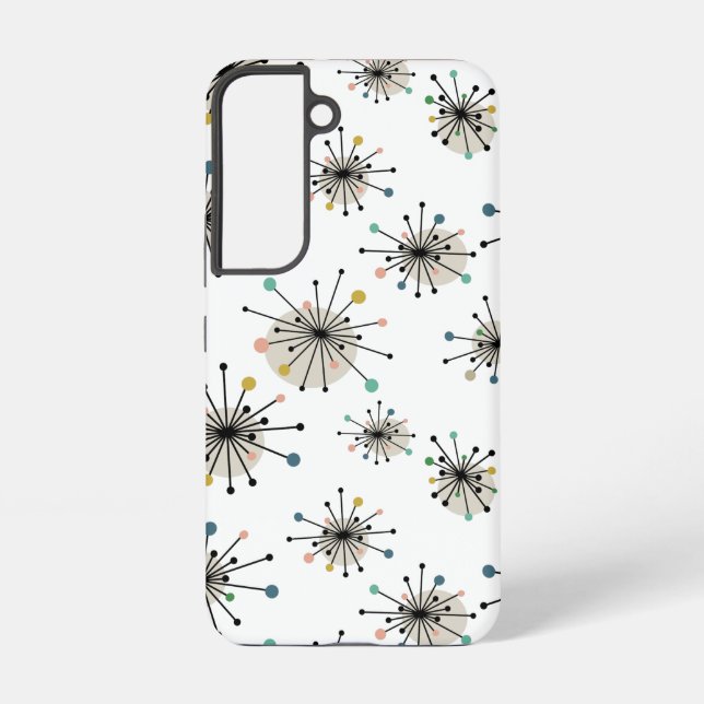 Coque Samsung Galaxy Début de l'ère atomique mi-siècle rétro (Verso)