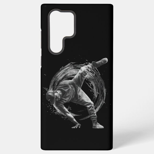 Coque Samsung Galaxy Décor Style urbain Monochrome Motion Art (Verso)