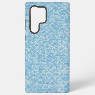 Coque Samsung Galaxy Delicate Blue Floral Pattern Japanese Modern Phone