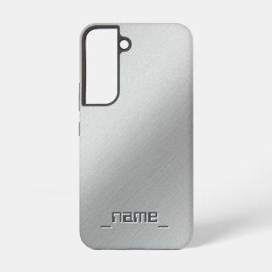 Coque Samsung Galaxy Design en métal brossé -
