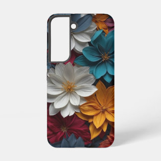 Coque Samsung Galaxy Design floral élégant avec des fleurs colorées
