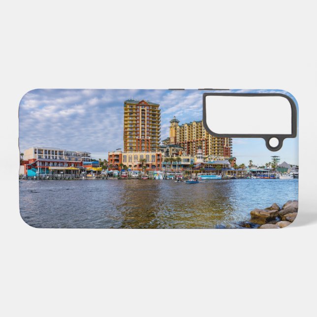 Coque Samsung Galaxy Destin Harbour Boardwalk Samsung Téléphone Case (Verso Horizontal)