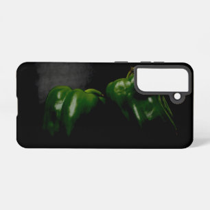 Coque Samsung Galaxy Deux poivrons verts sgcnm
