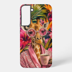 Coque Samsung Galaxy Diamants roses et glamour matinal