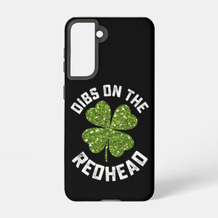 Coque Samsung Galaxy Dibs On The Redhead St Patrick's Day Shamrock