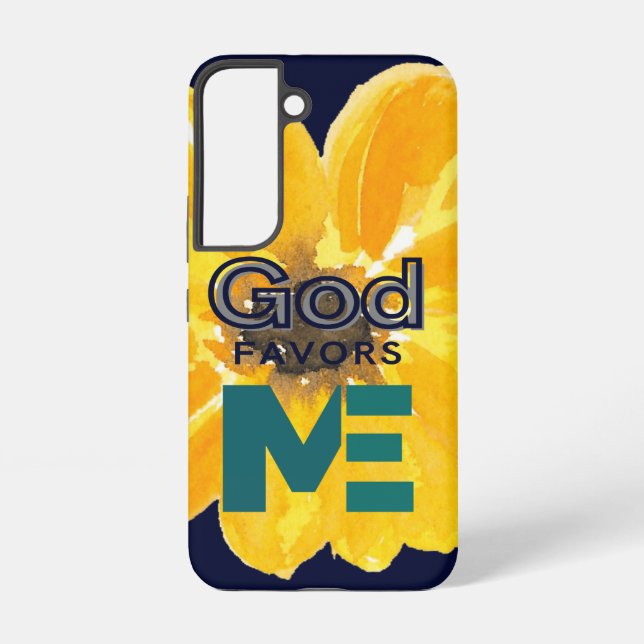 Coque Samsung Galaxy Dieu me favorise (Verso)