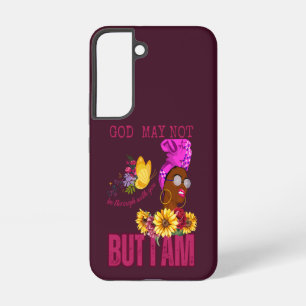 Coque Samsung Galaxy Dieu N'Est Peut-Être Pas En Ton Côté, Mais Je Suis