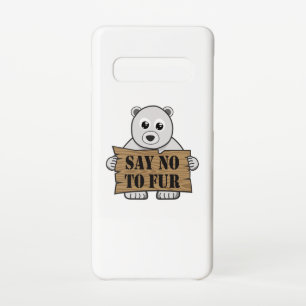 Coque Samsung Galaxy S10 Dites non à Fur