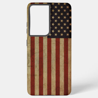 Coque Samsung Galaxy Drapeau américain vintage Grunge