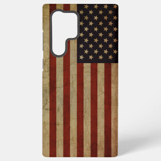 Coque Samsung Galaxy Drapeau américain vintage Grunge