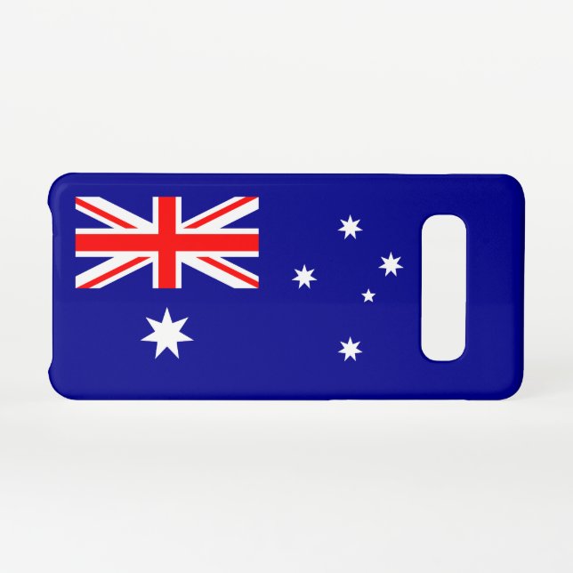 Coque Samsung Galaxy Drapeau australien patriotique (Dos Horizontal)