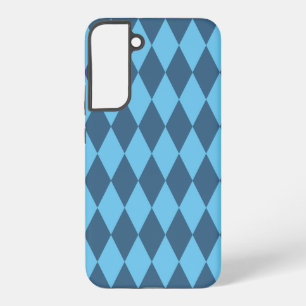 Coque Samsung Galaxy Drapeau bleu Bavaria Rhombus Motif