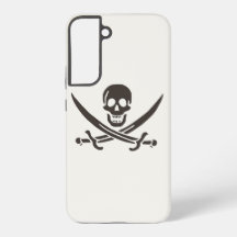 Drapeau de crâne obsidien Drapeau de pirate Calico
