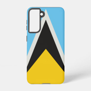 Coque Samsung Galaxy Drapeau de Sainte-Lucie