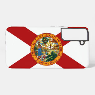 Coque Samsung Galaxy Drapeau d'État de Floride Grand Sceau de Floride R