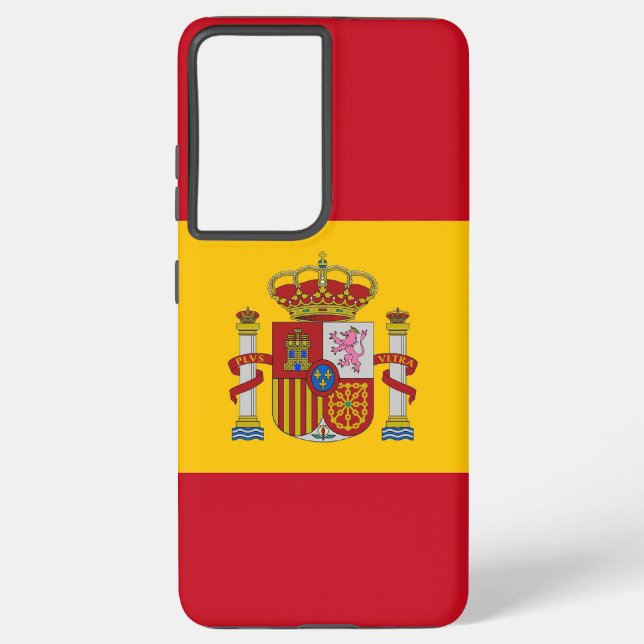 Coque Samsung Galaxy Drapeau Samsung Galaxy S21 Ultra Coque Espagne (Verso)