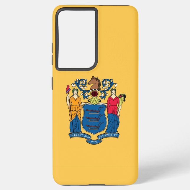 Coque Samsung Galaxy Drapeau Samsung Galaxy S21 Ultra Coque New Jersey (Verso)