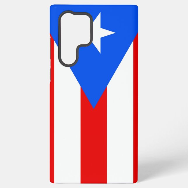 Coque Samsung Galaxy Drapeau Samsung Galaxy S22 Ultra Case Puerto Rico (Verso)
