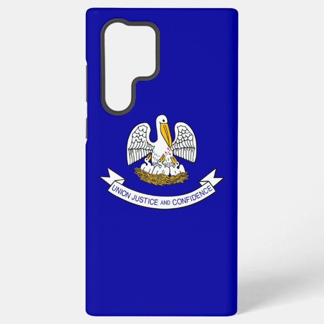 Coque Samsung Galaxy Drapeau Samsung Galaxy S22 Ultra Coque de Louisian (Verso)