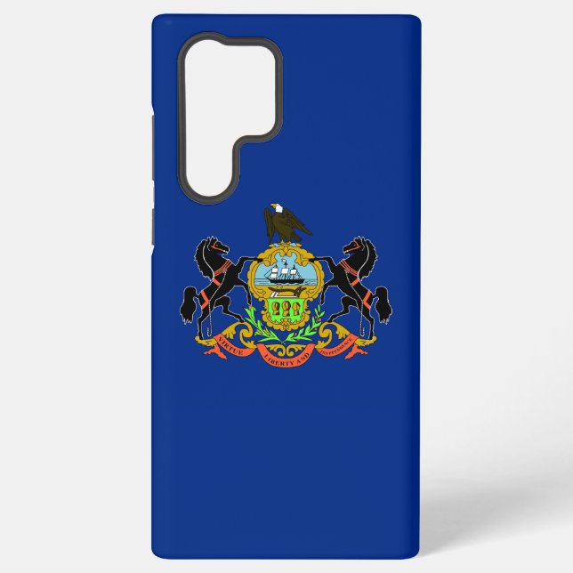 Coque Samsung Galaxy Drapeau Samsung Galaxy S22 Ultra Coque Pennsylvani (Verso)