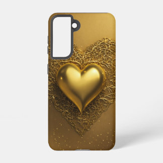 Coque Samsung Galaxy Dreamy Golden Heart Samsung Coque mobile