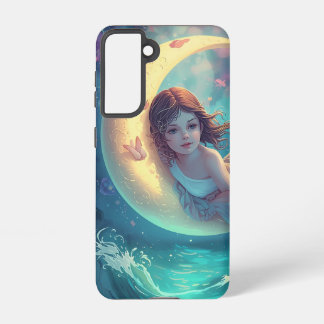 Coque Samsung Galaxy Dreamy Moon Girl Samsung Case Design | Cute Baby M