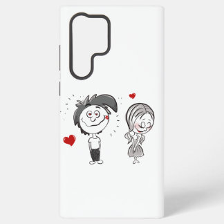 Coque Samsung Galaxy Drôle Cartoon Couple