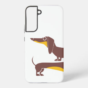 Coque Samsung Galaxy Drôle mignon dachshund pour parent chien long