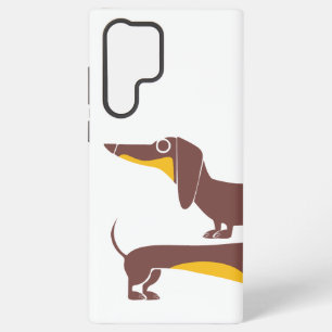 Coque Samsung Galaxy Drôle mignon dachshund pour parent chien long